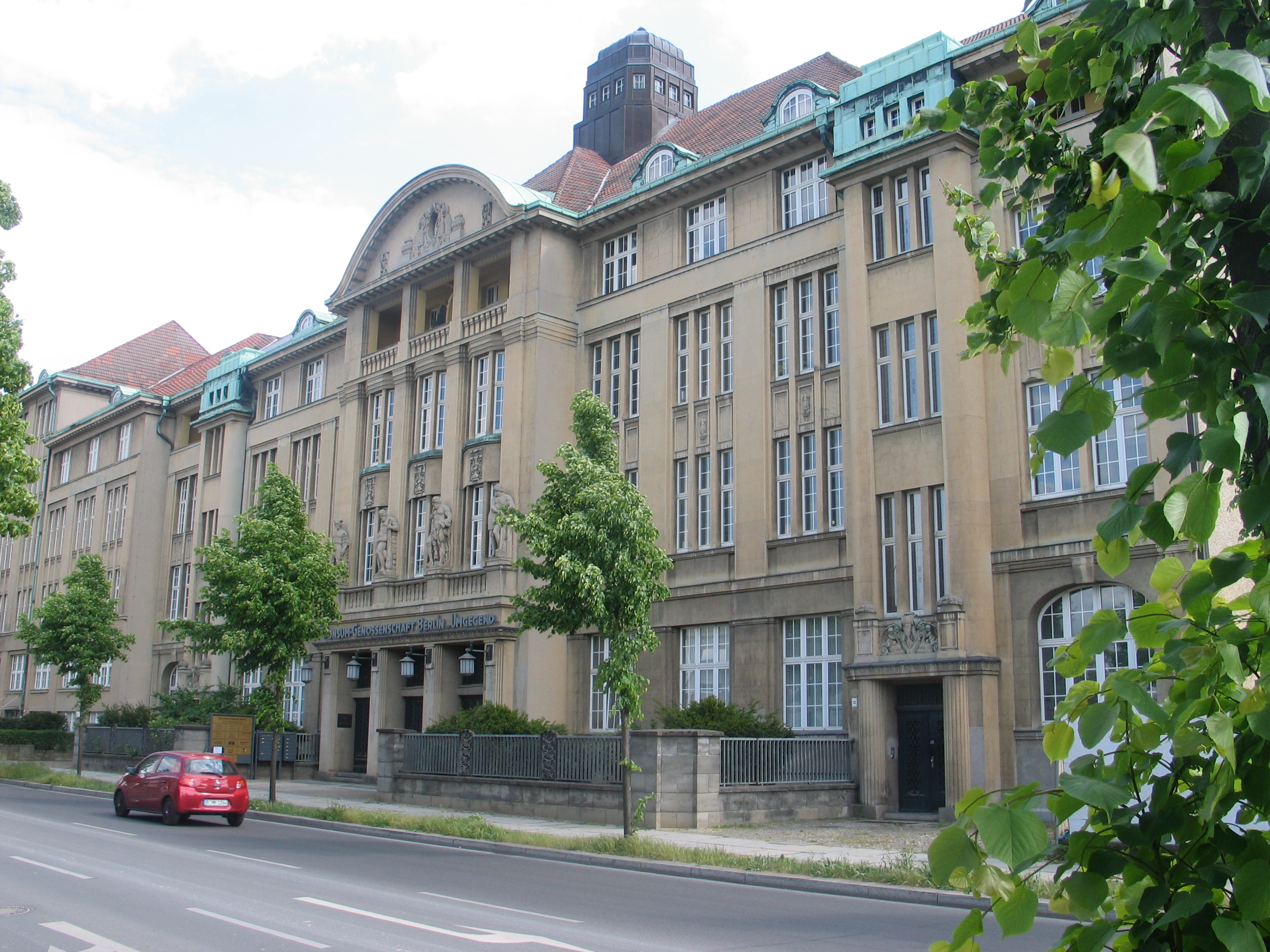 Das neue Gebäude des Genossenschaftshistorischen Informationszentrums  in Berlin.