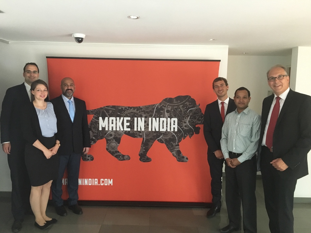 v.l.n.r.: Paul Maeser, Susan Kinne, Ashish Kumar, Robert Schmidt, Vikram Vardhan, Dr. Ludwig Veltmann