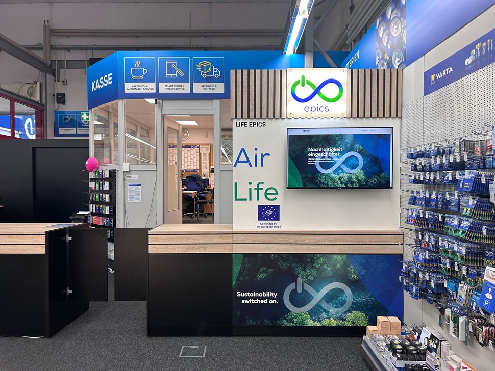 Life EPICS Repair Corner bei EURONICS Dworak in Nordkirchen (c) EURONICS Deutschland eG