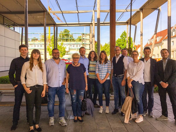 Besuch im deutschen Hopfenmuseum: Der Arbeitskreis Öffentlichkeitsarbeit am 16. Mai 2017 bei der TopaTeam AG in Wolnzach.