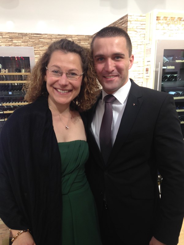 Auch MITTELSTANDSVERBUND-Pressesprecherin Michaela Helmrich und ADV-Key Account Manager Simon Birbacher nahmen am Galaabend der MHK teil