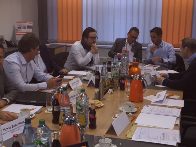 Der Arbeitskreis Großhandel am 15. November 2016 bei der COBA in Osnabrück.