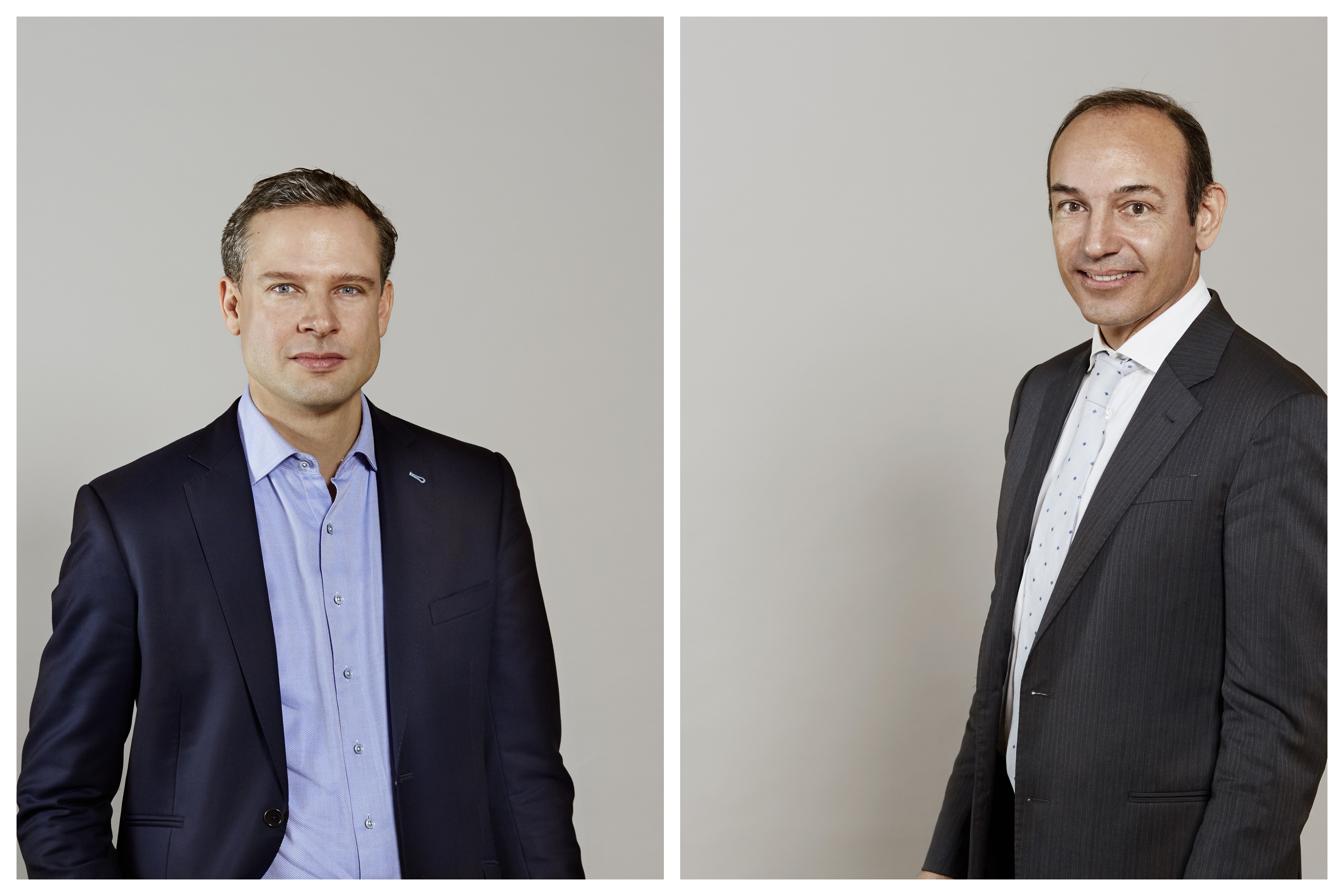(v.l.): Die Vorstände der DIRO AG, Tim Wolters und Patrick Parnière
