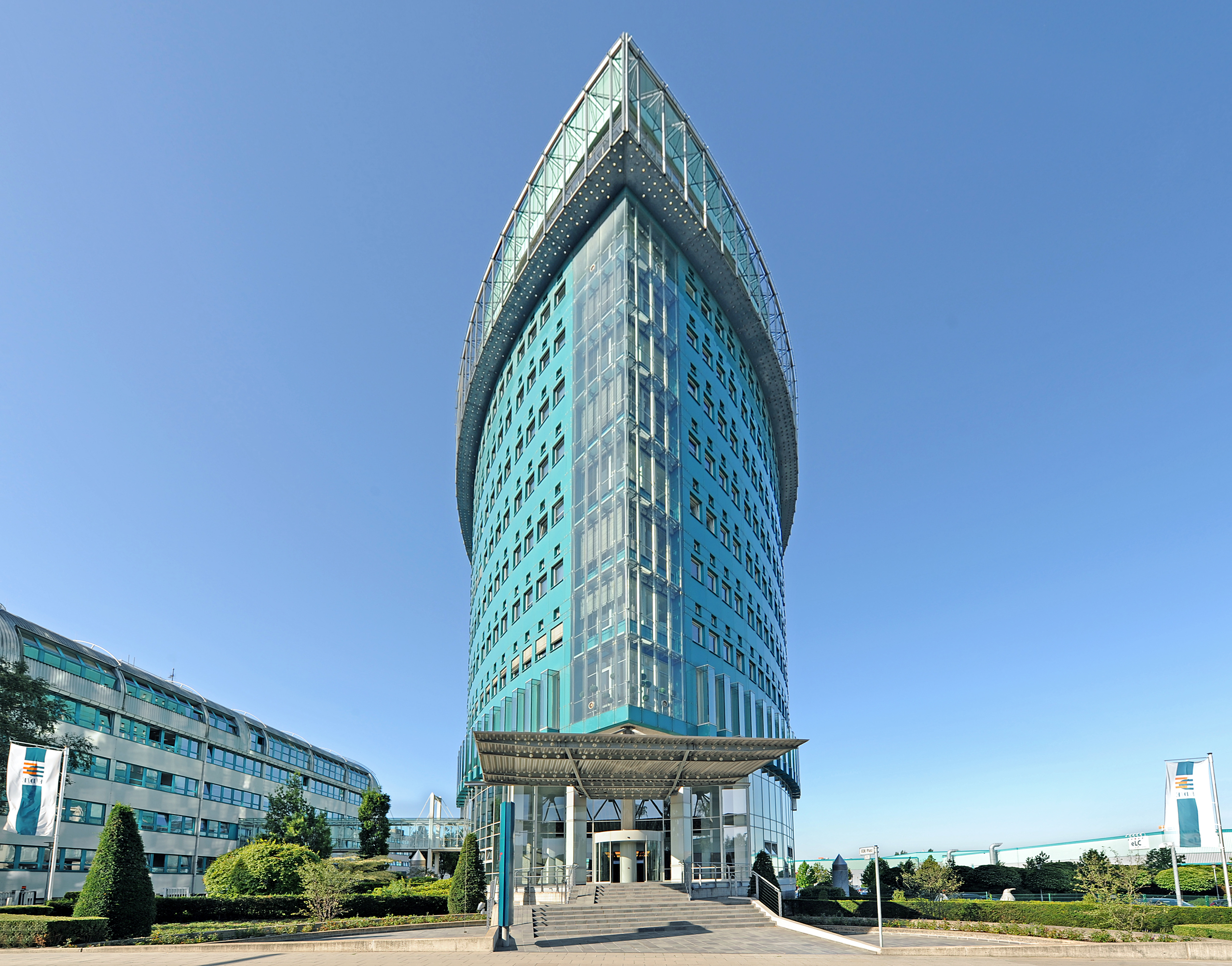 Das Verwaltungsgebäude des E/D/E in Wuppertal