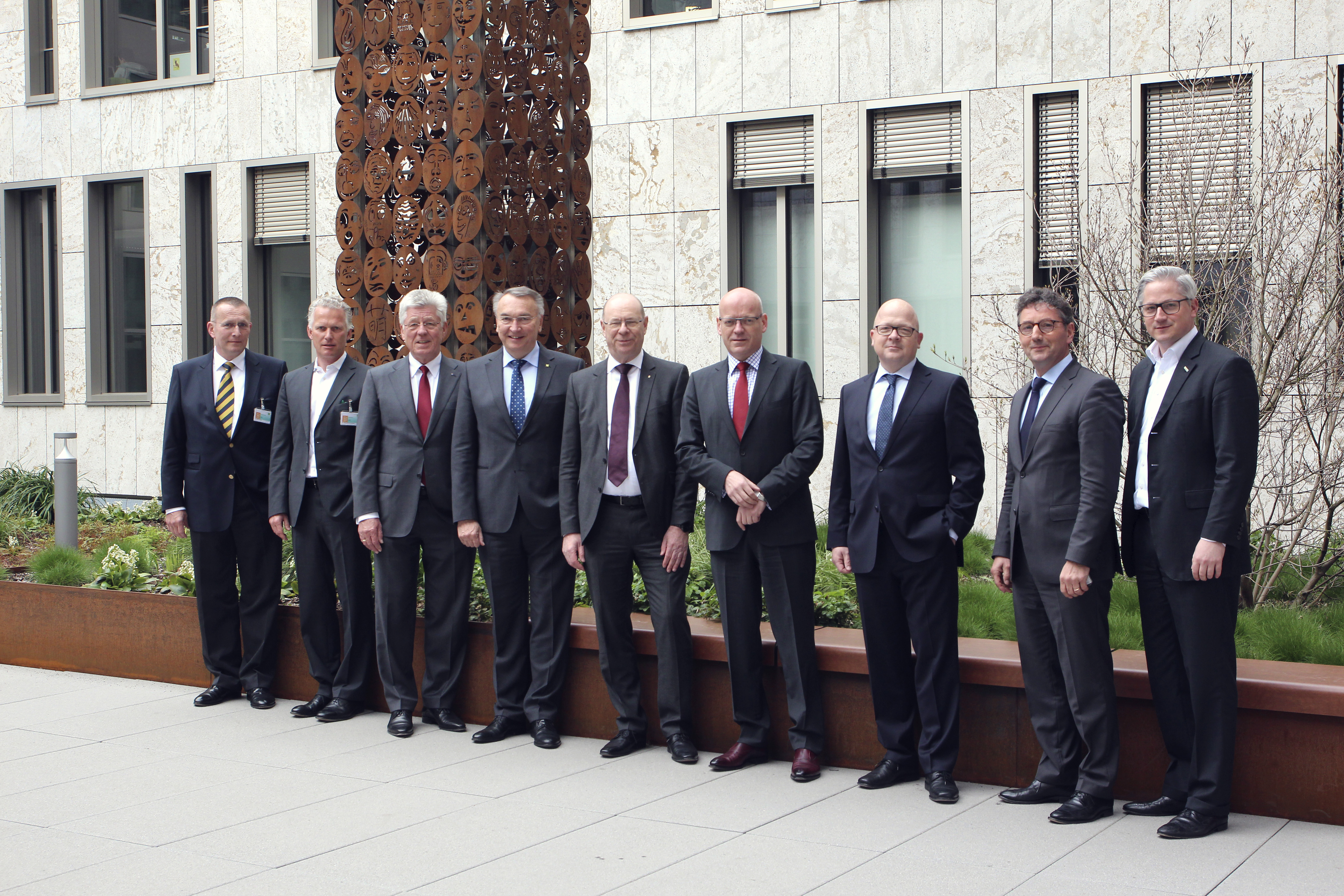 Das Präsidium des MITTELSTANDSVERBUNDES am 12. April bei der DATEV eG in Nürnberg