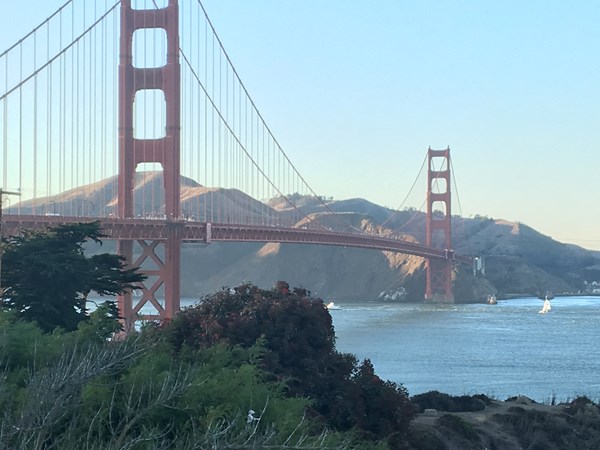 Die Golden Gate Bridge in San Francisco