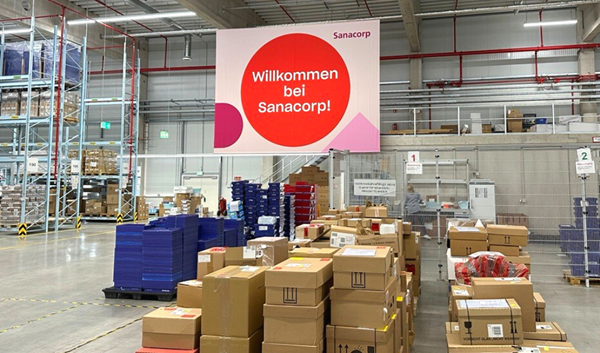Logistikstandort der Sanacorp