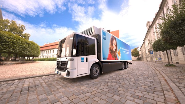 Klimaneutrale Lieferung: H2-Lkw „Enginius Bluepower“