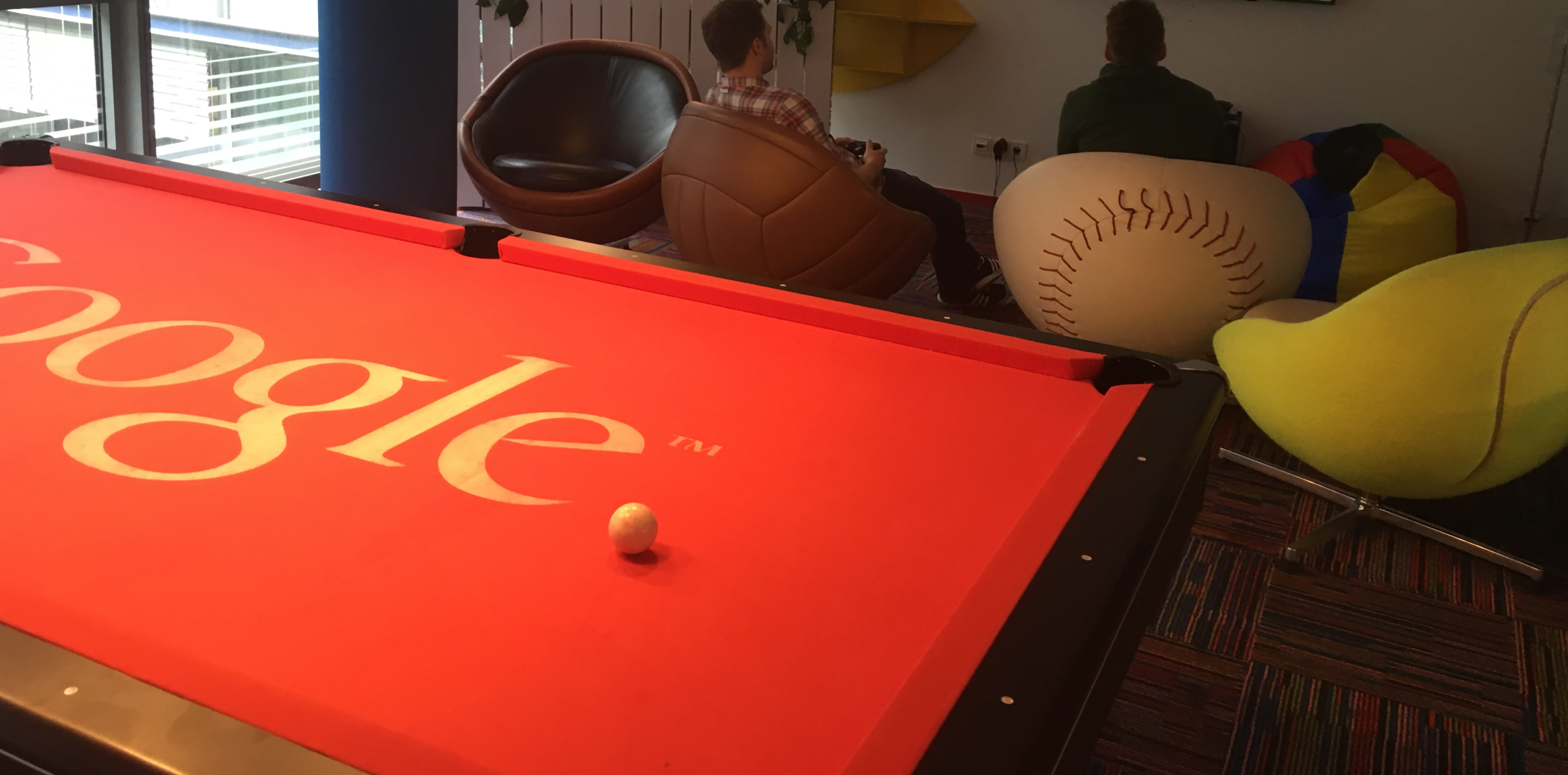 Aufenthaltsraum in der Google-Zentrale in Hamburg
