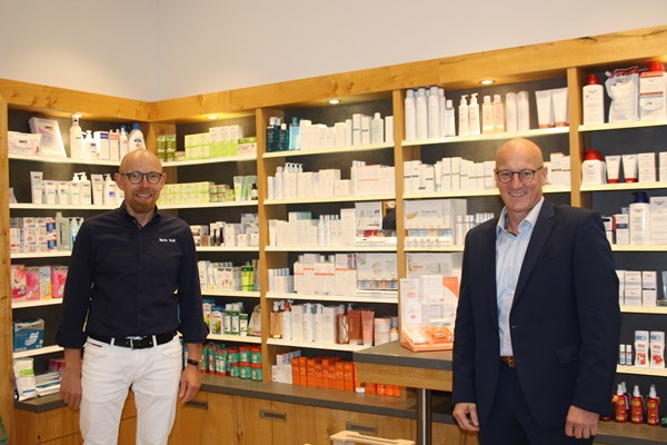 Apotheker Martin Wolff und Klimaprofi Dirk Zimmermann