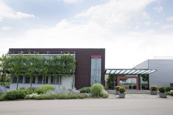 Eingangsbereich der Weingärtnerei Cleebronn-Güglingen eG