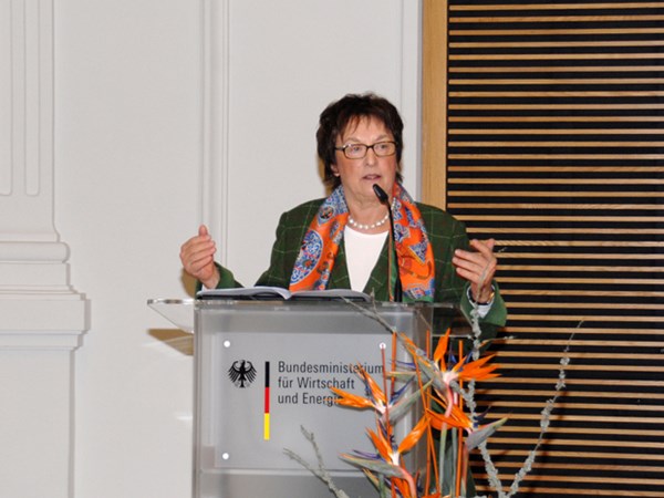 Staatssekretärin Brigitte Zypries beim Bundesminister für Wirtschaft und Energie