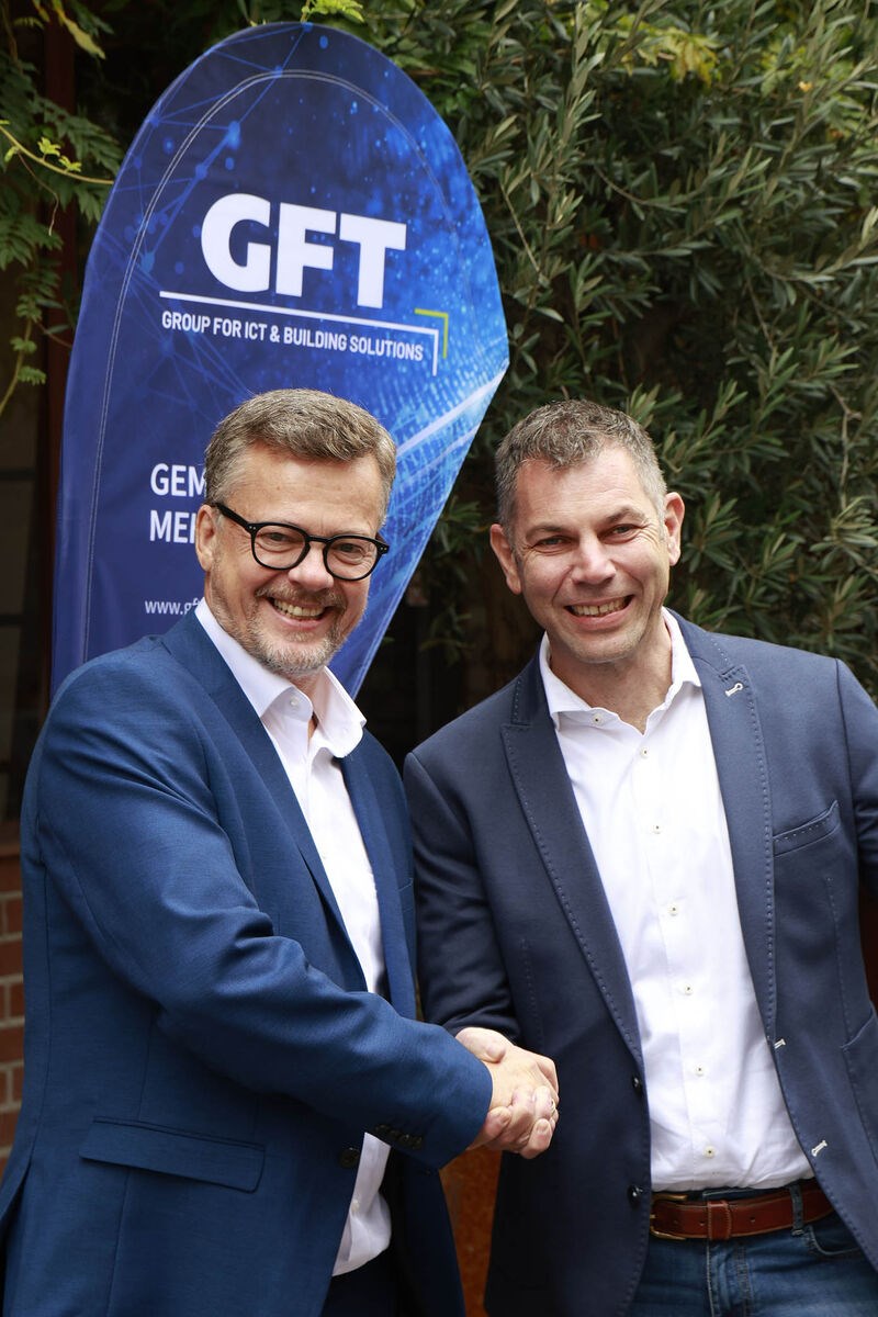 Gemeinsam mit Vorstandssprecher Birger T. Aasland bildet Christoph Ende die Führungsspitze der GFT eG.