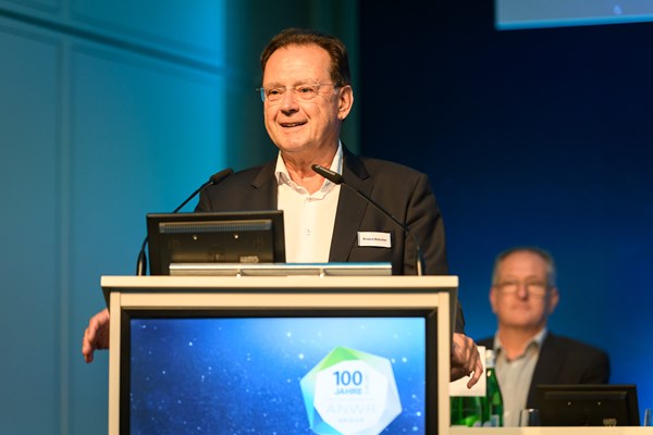 Roland Nölscher während der Generalversammlung in Hamburg.