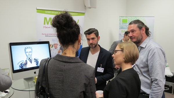 Martin Becker, Geschäftsführer Puppeteers GmbH, Sebastian Heger, Geschäftsführer Puppeteers GmbH, Bettina Hülsmann, BICO Zweirad Marketing GmbH, Anna Krebel, BICO Zweirad Marketing GmbH