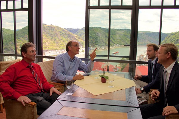 Blick aus dem Restaurant
