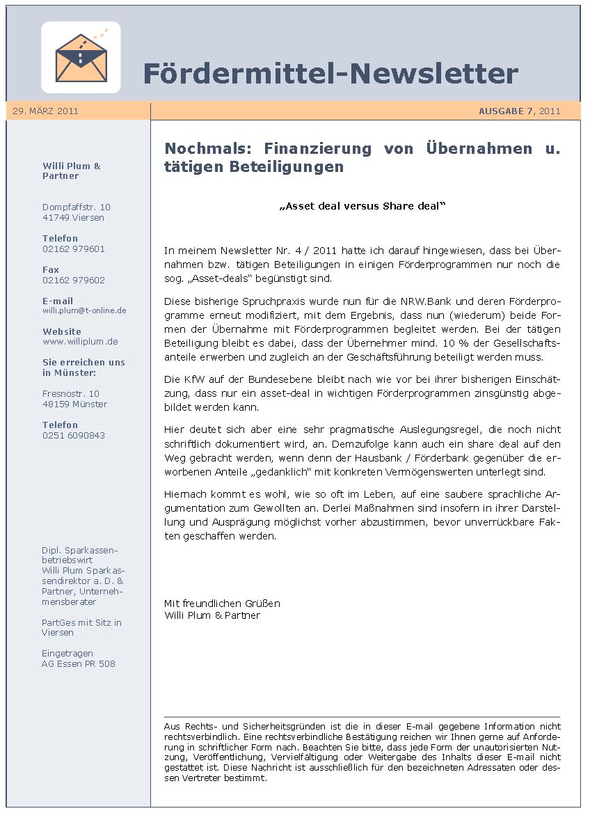 Newsletter-07_2011_Willi-Plum-Partner