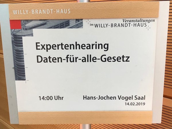 Auch MITTELSTANDSVERBUND-Geschäftsführer Dr. Marc Zgaga nahm an dem Expertentreffen zum "Daten-für-alle-Gesetz" teil.