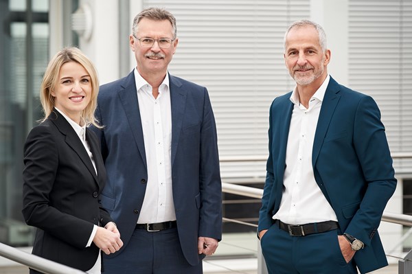 VEDES Vorstand - Julia Graeber, Dr. Thomas Märtz (Vorsitzender), Achim Weniger