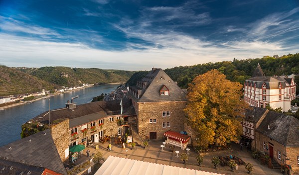 Blick auf die Hotelanlage